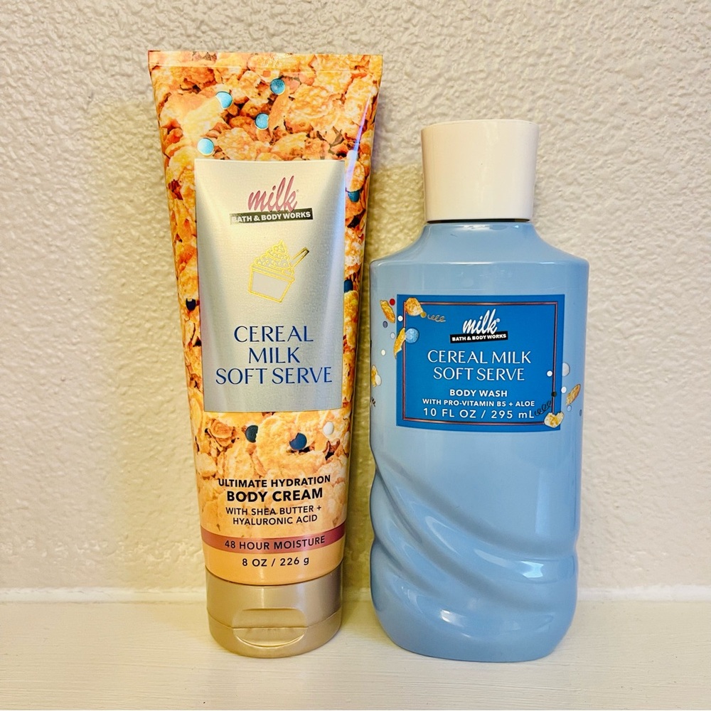 Milk Bar Cereal Milk Soft Serve - Body Wash & Body Cream